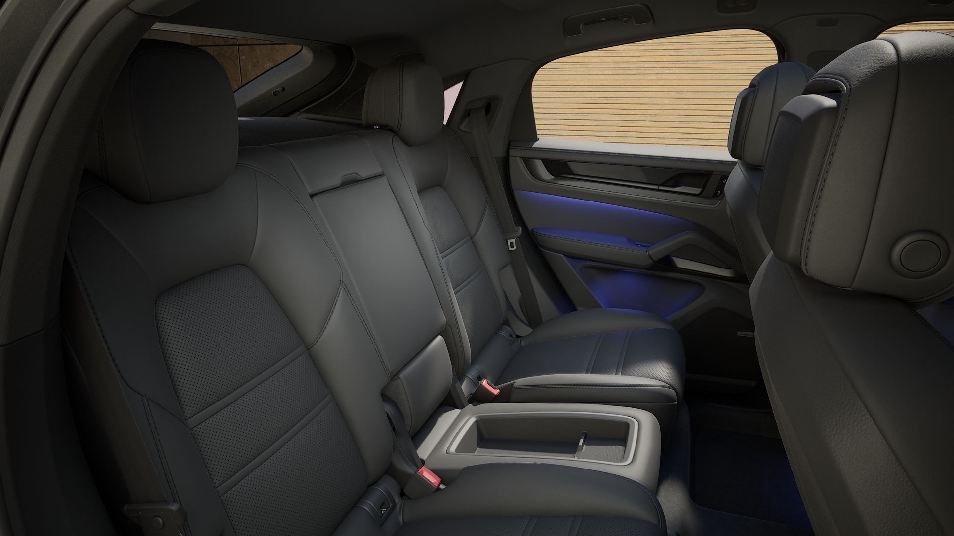 Innvendig visning av Cayenne Coupé Black Edition