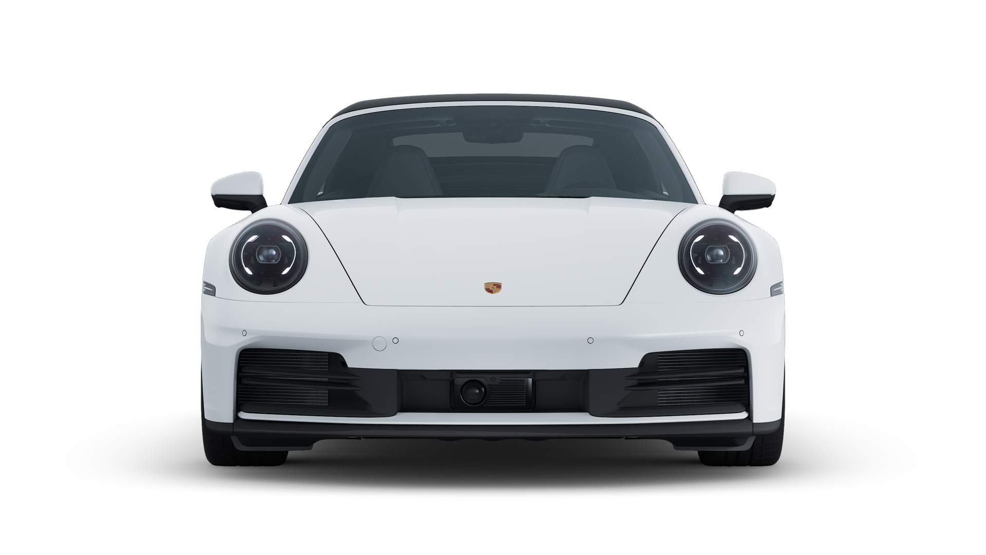 Exterior view of 911 Carrera S Cabriolet showing the front of the car