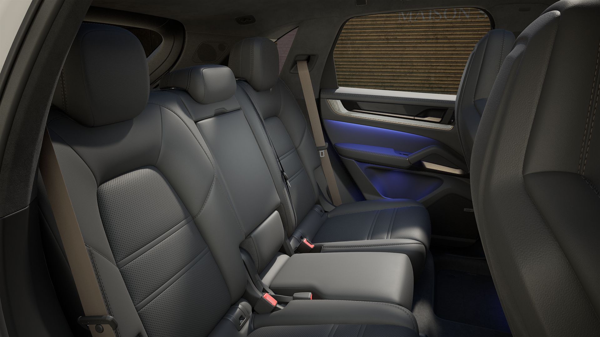 Interior view of Cayenne Turbo E-Hybrid