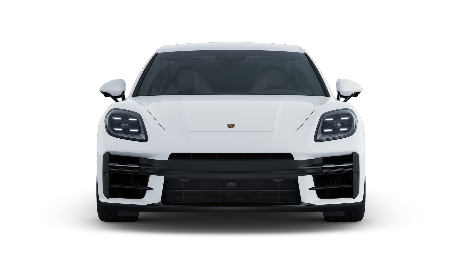 Exterior view of Panamera GTS showing the front of the car