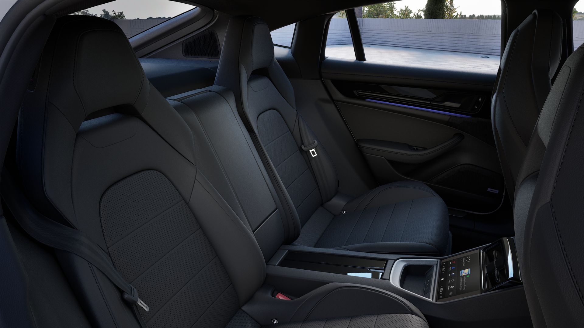 Vista interior de su Panamera 4 E-Hybrid