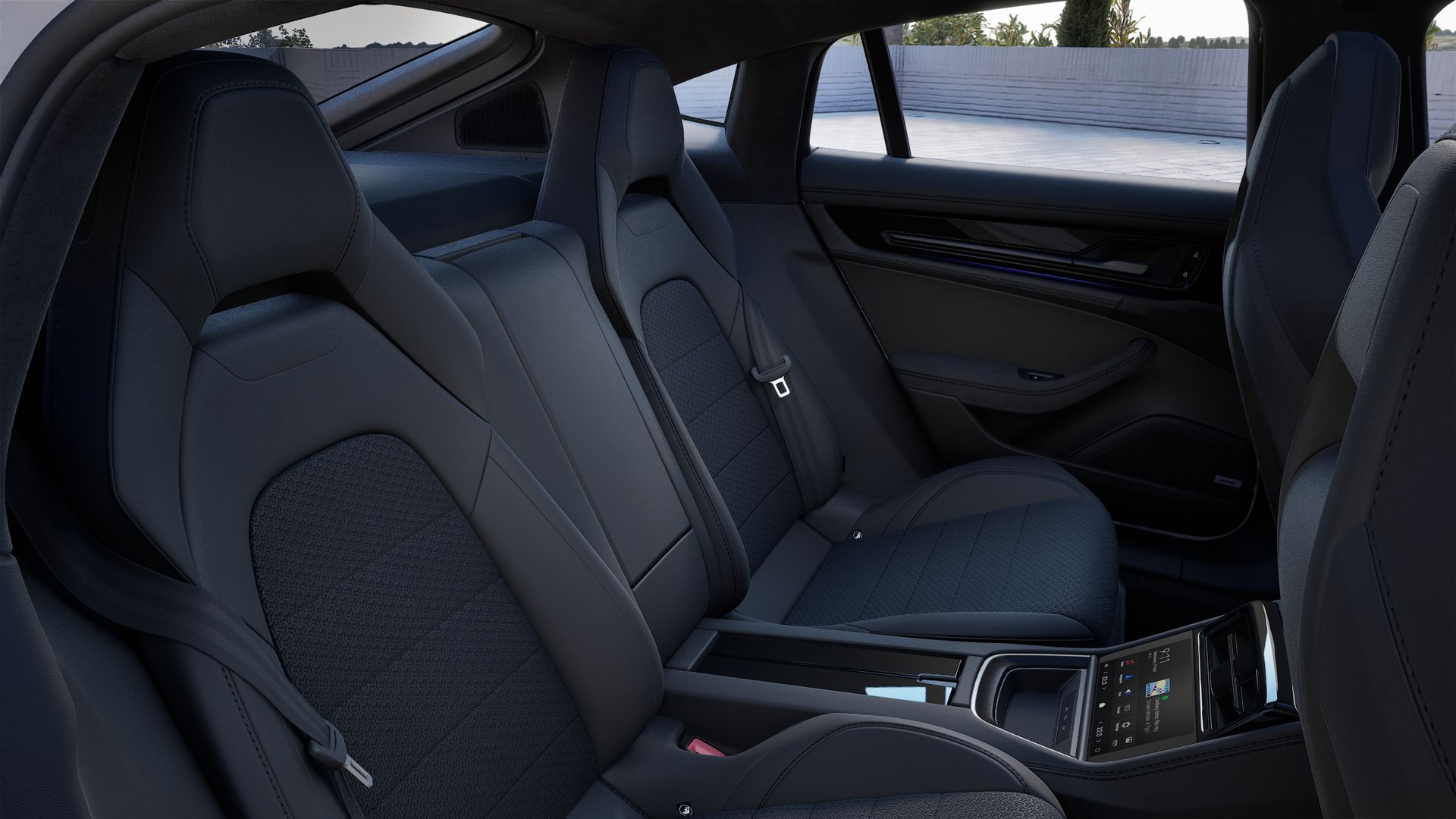 Vista interior de su Panamera GTS