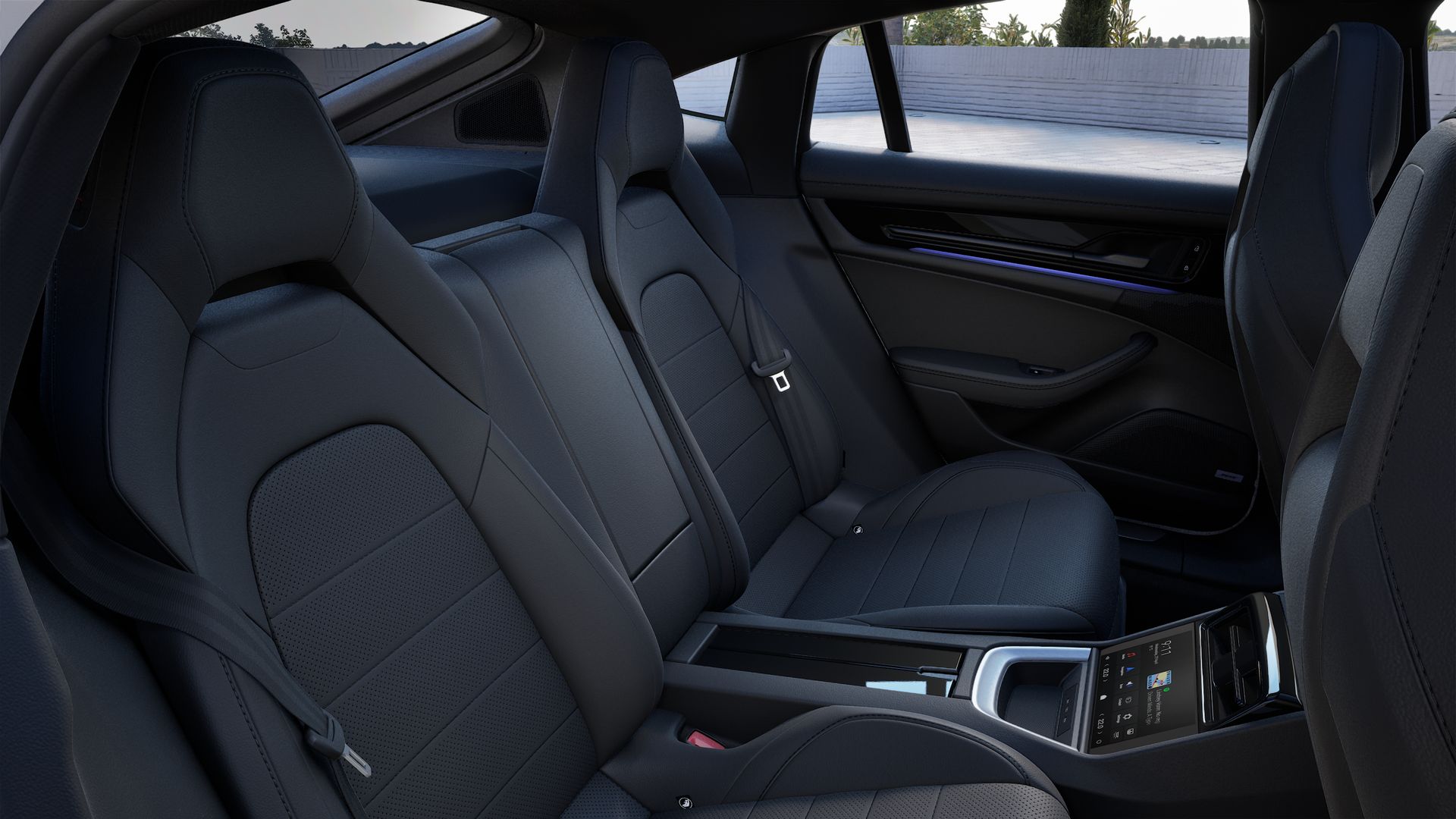Vista interior de su Panamera 4S E-Hybrid