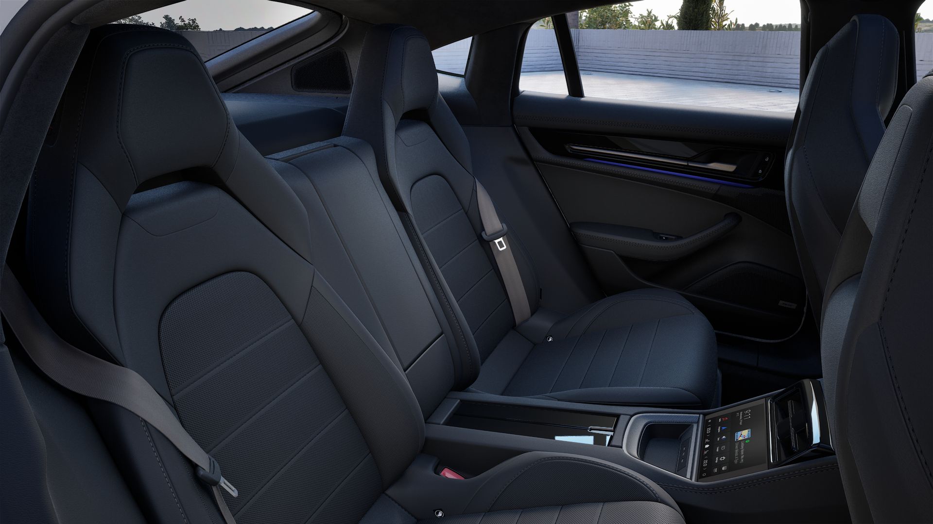 Vista interior de su Panamera Turbo E-Hybrid