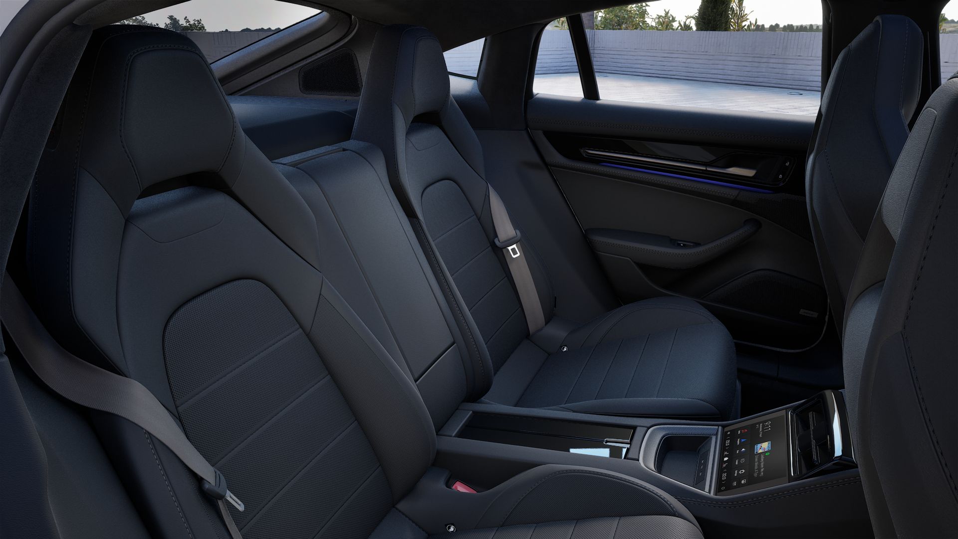 Vista interior de su Panamera Turbo S E-Hybrid