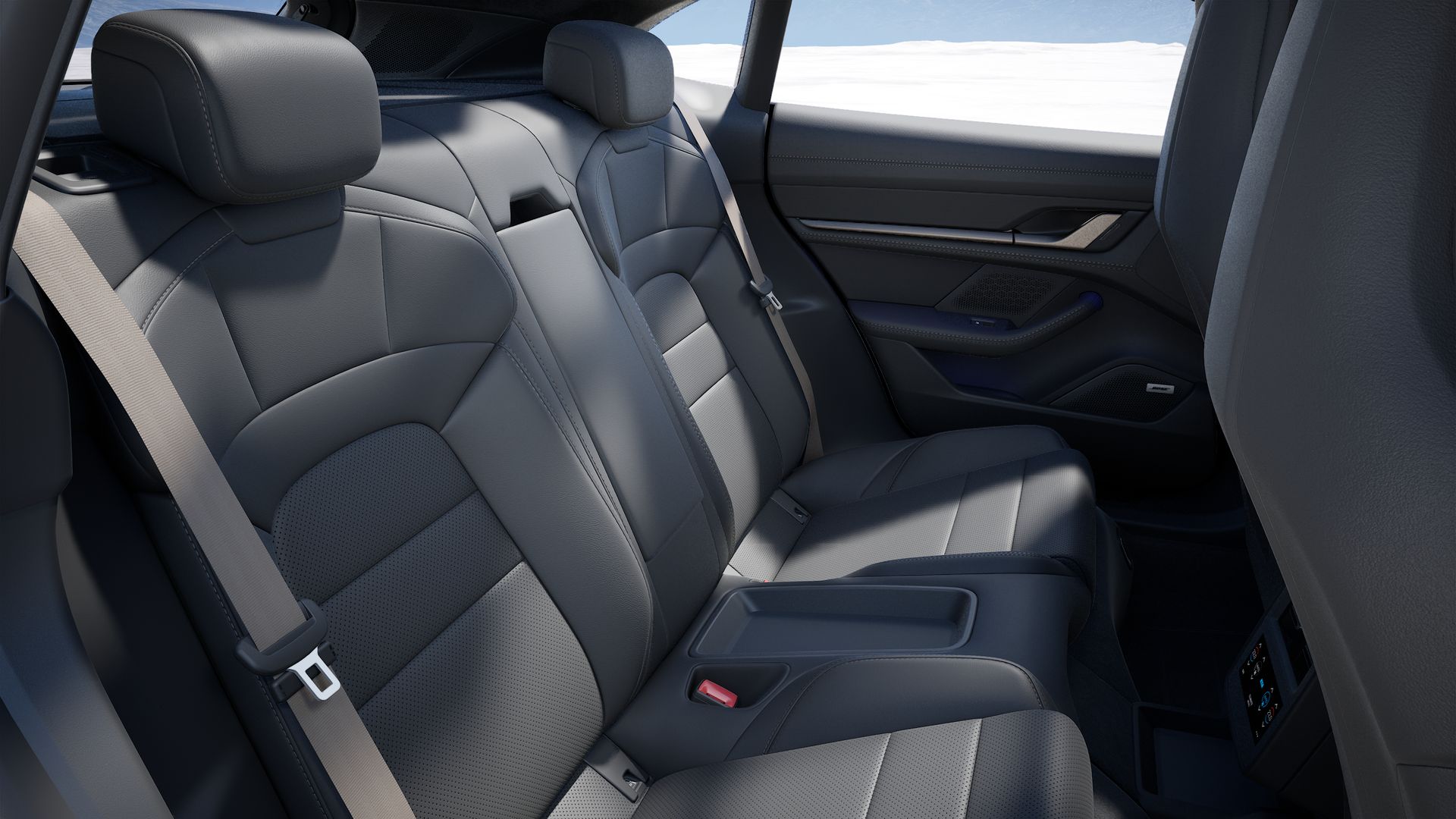Interior view of Taycan Turbo Cross Turismo