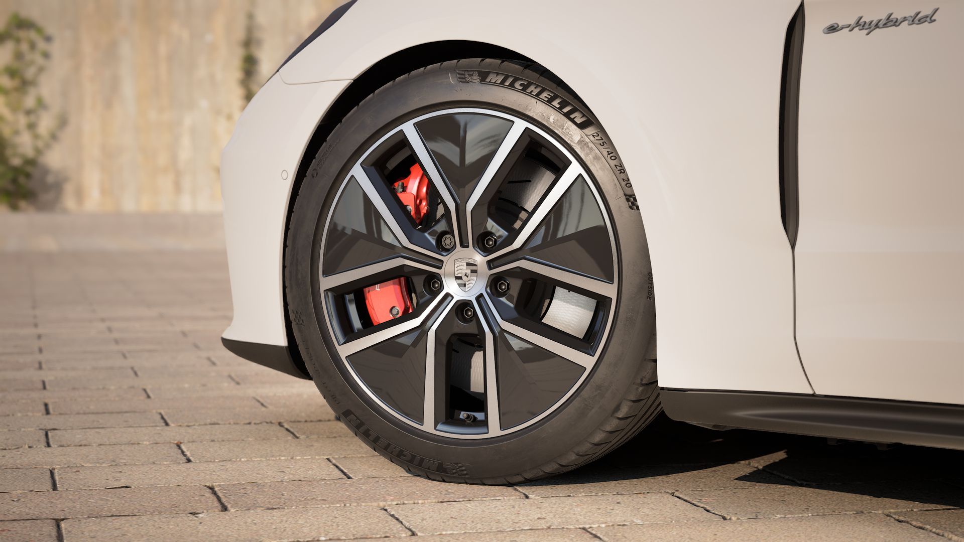 Exterior view of Panamera 4S E-Hybrid