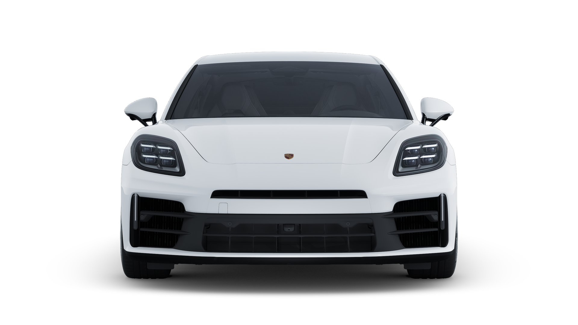 Exterior view of Panamera 4S E-Hybrid showing the front of the car