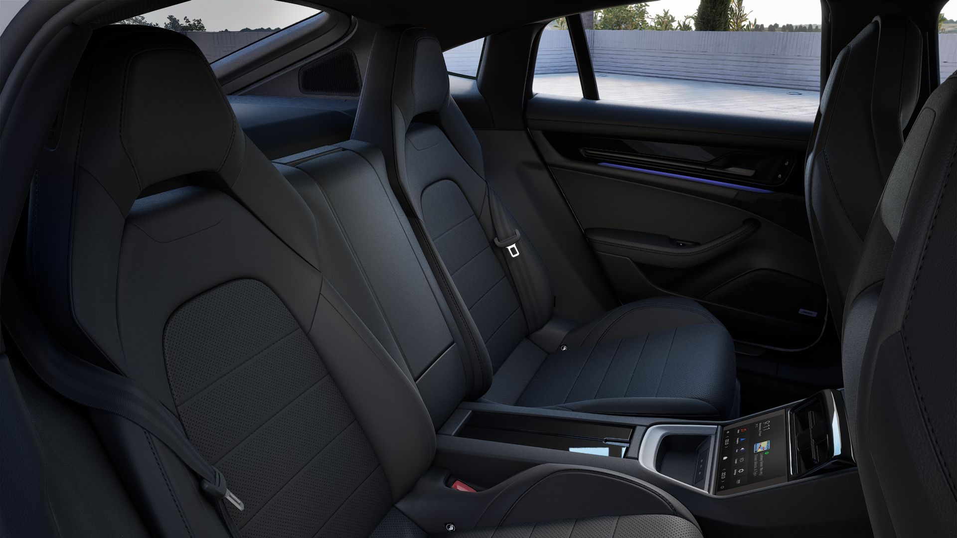 Vista interior de su Panamera 4 E-Hybrid