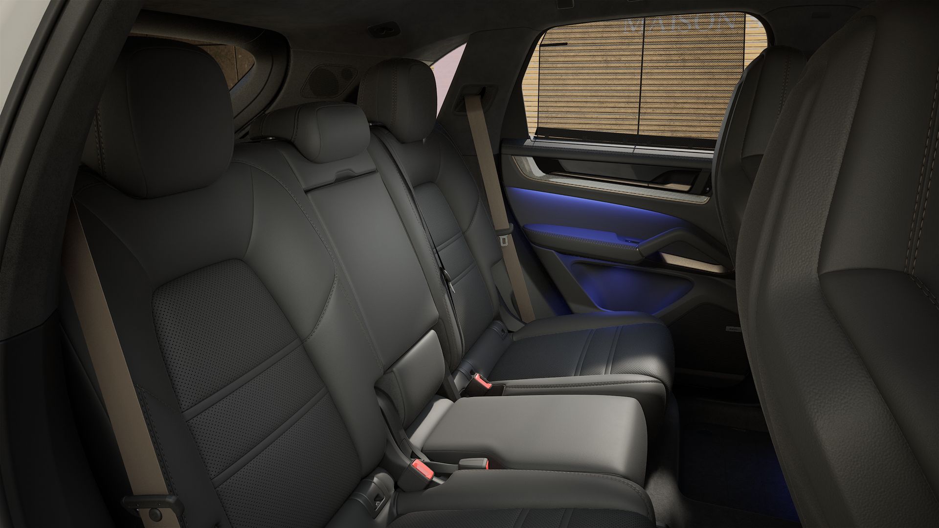 Interior view of Cayenne Turbo E-Hybrid