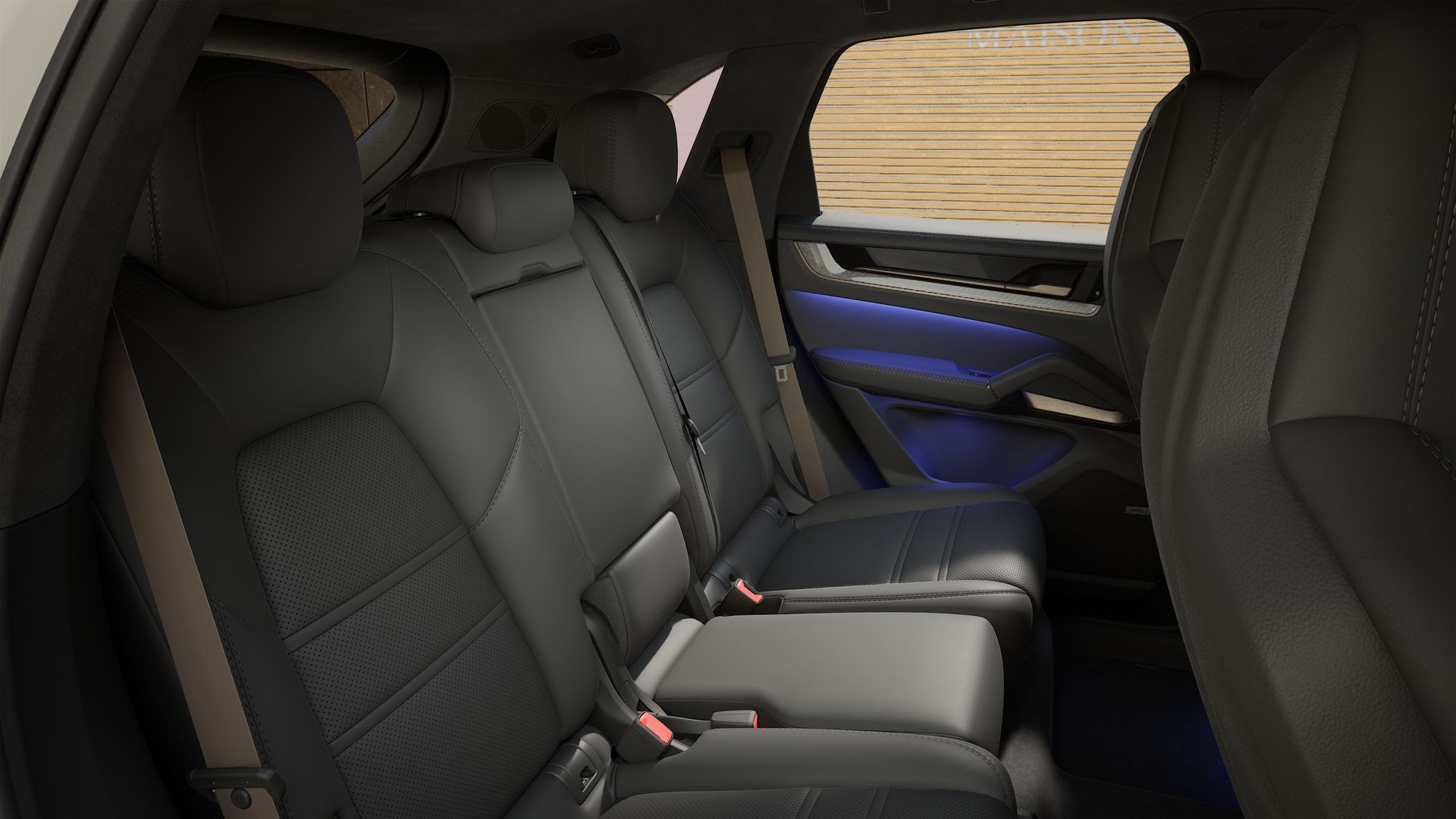 Vue intérieure du Cayenne Turbo E-Hybrid