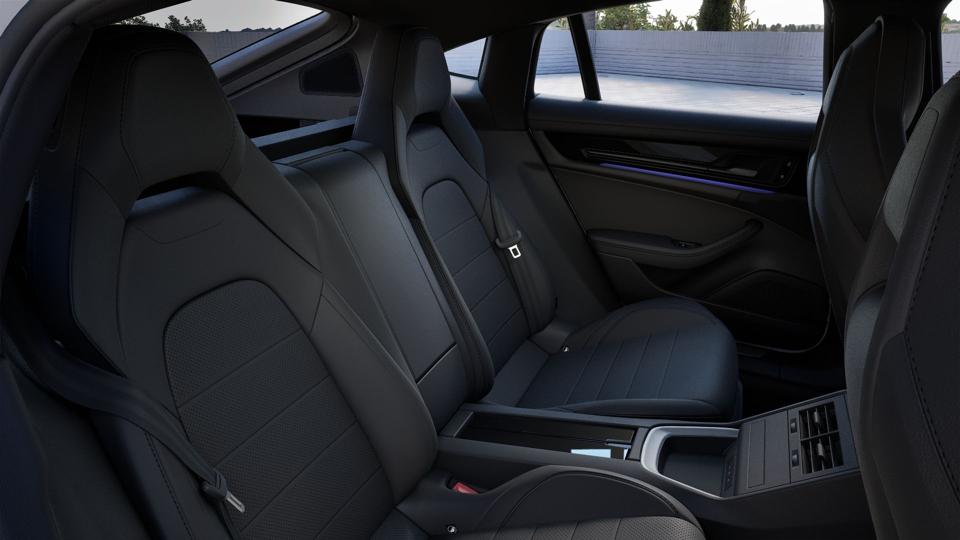Vue intérieure du Panamera 4