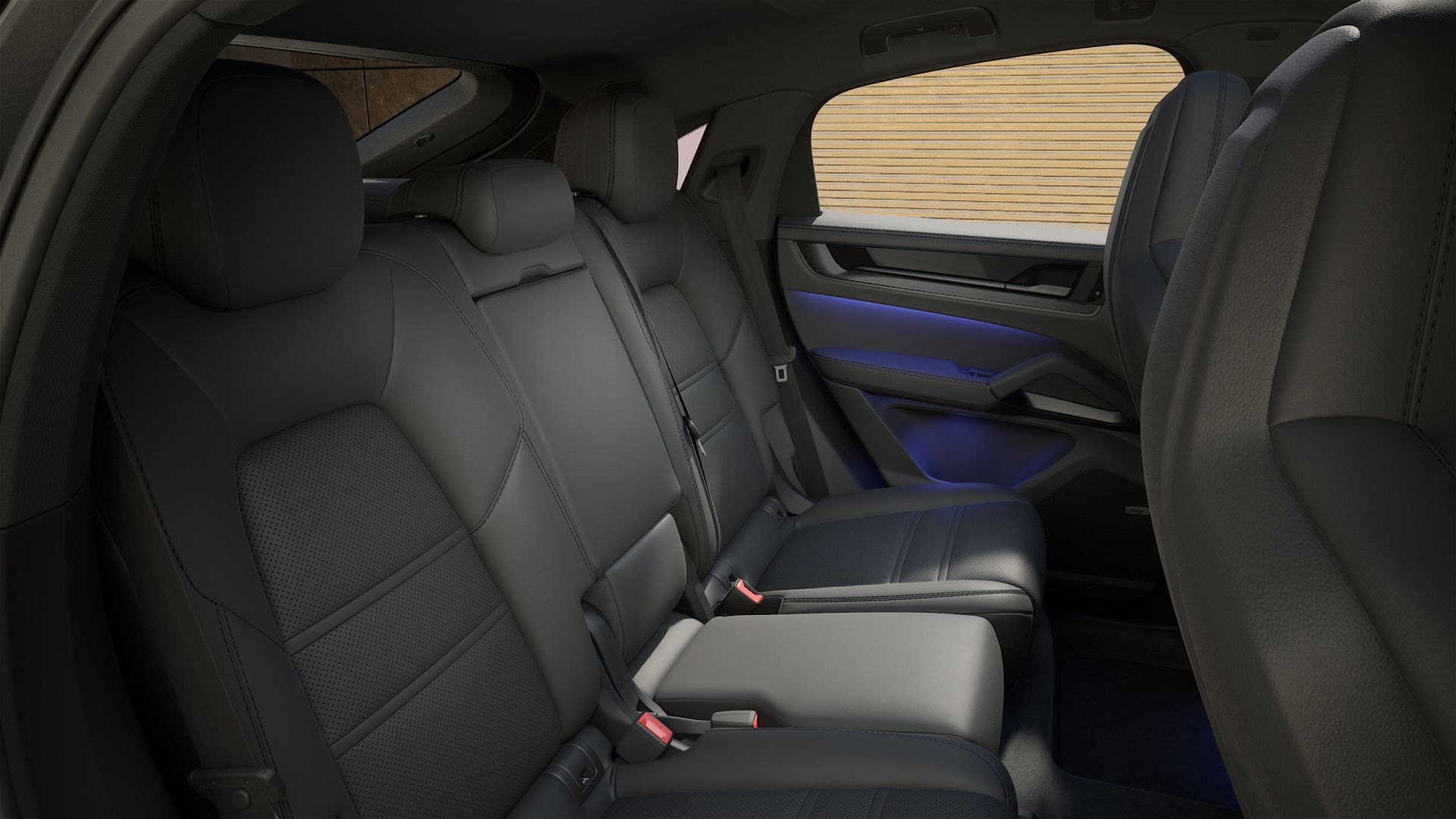 İç görünüm Cayenne Coupé Black Edition