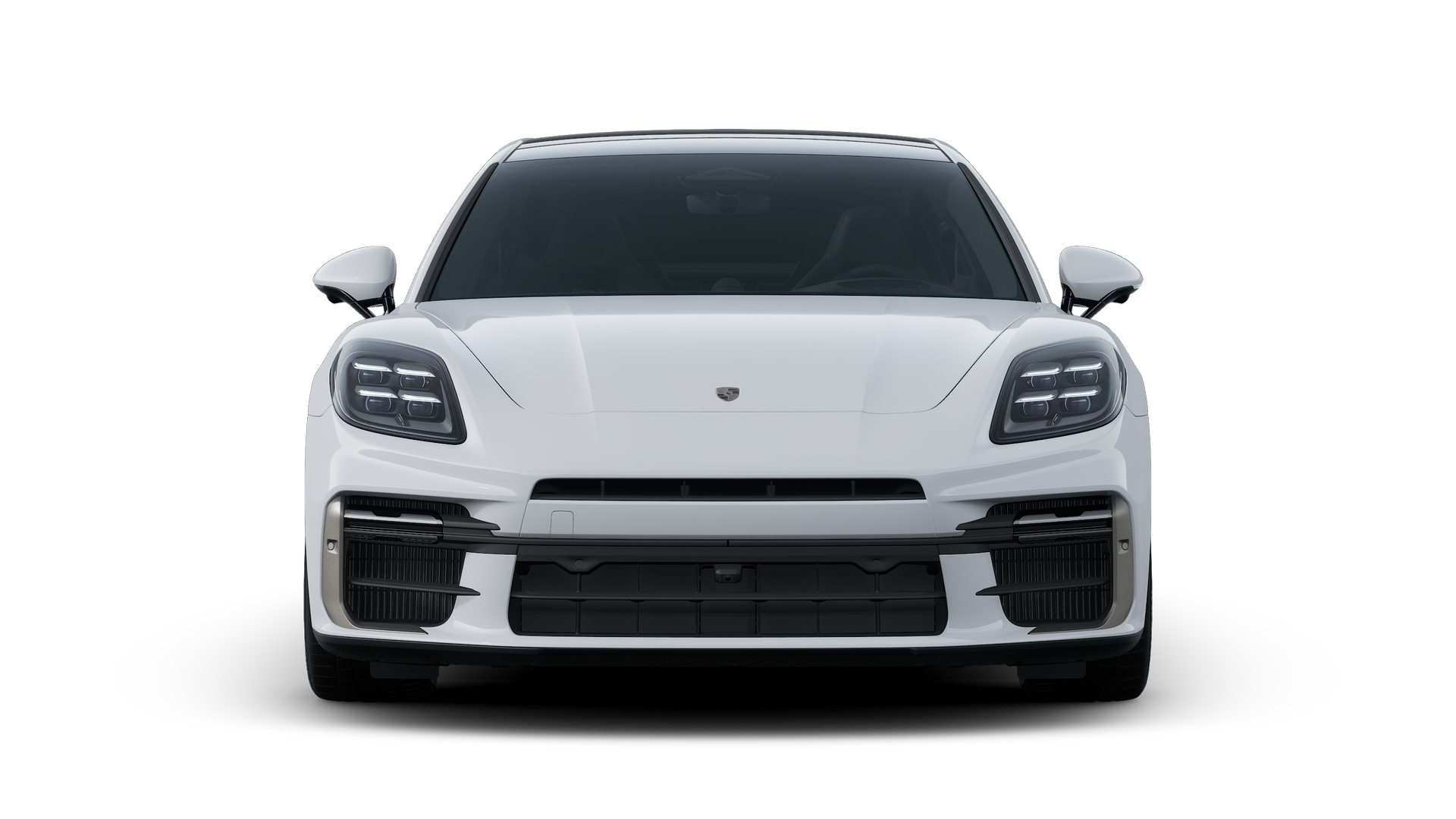 Panamera Turbo S E-Hybrid Executive adresinin aracın ön tarafını gösteren dış görünümü