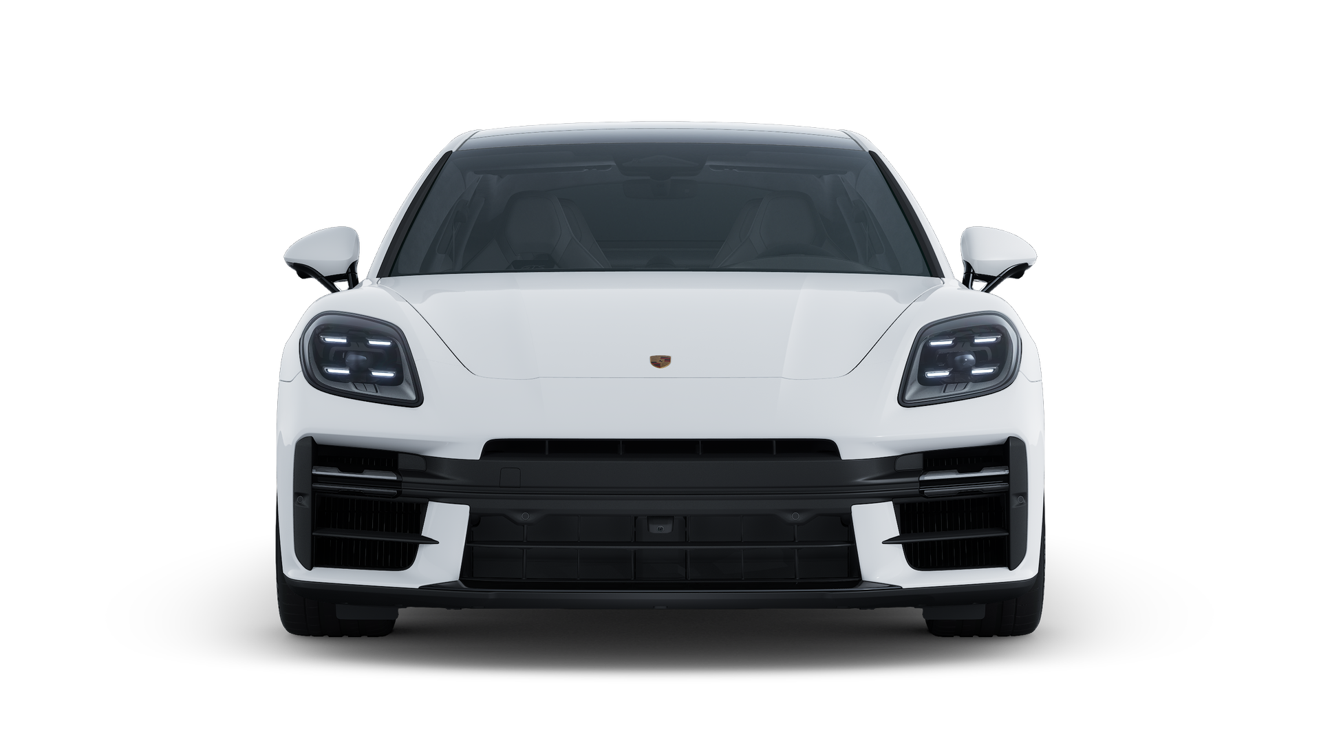 Exterior view of Panamera GTS showing the front of the car