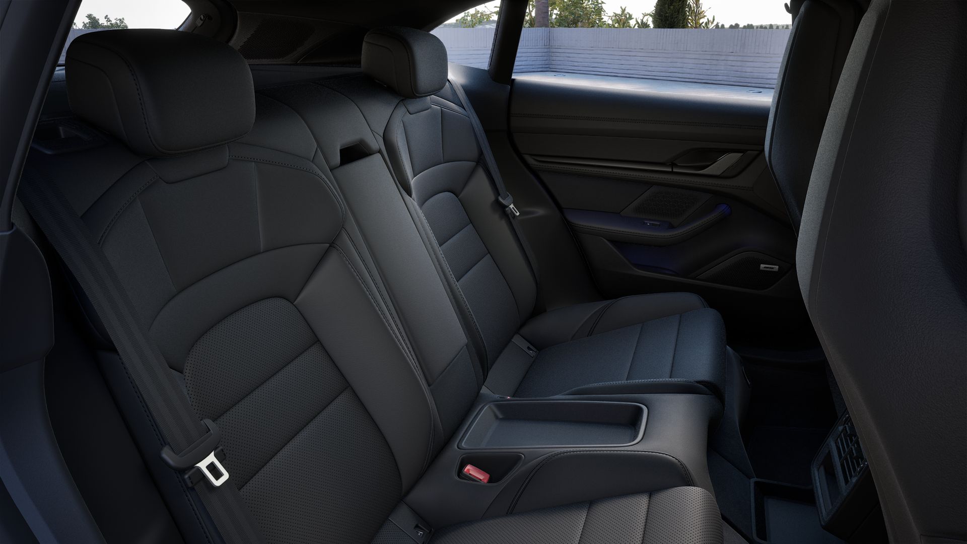 Внутрішній вигляд інтер'єру Taycan 4S Sport Turismo Black Edition