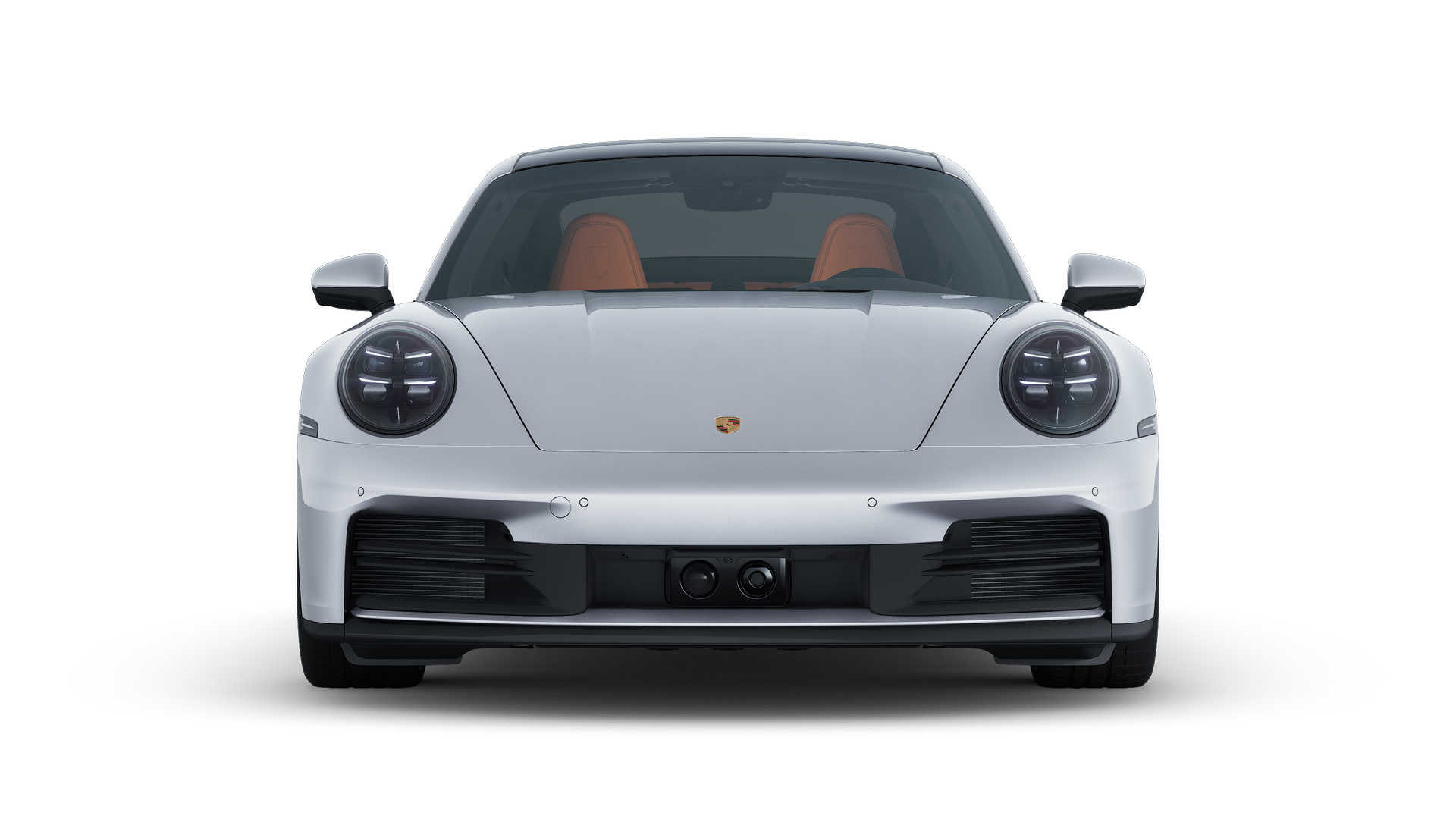 Exterior view of 911 Carrera showing the front of the car