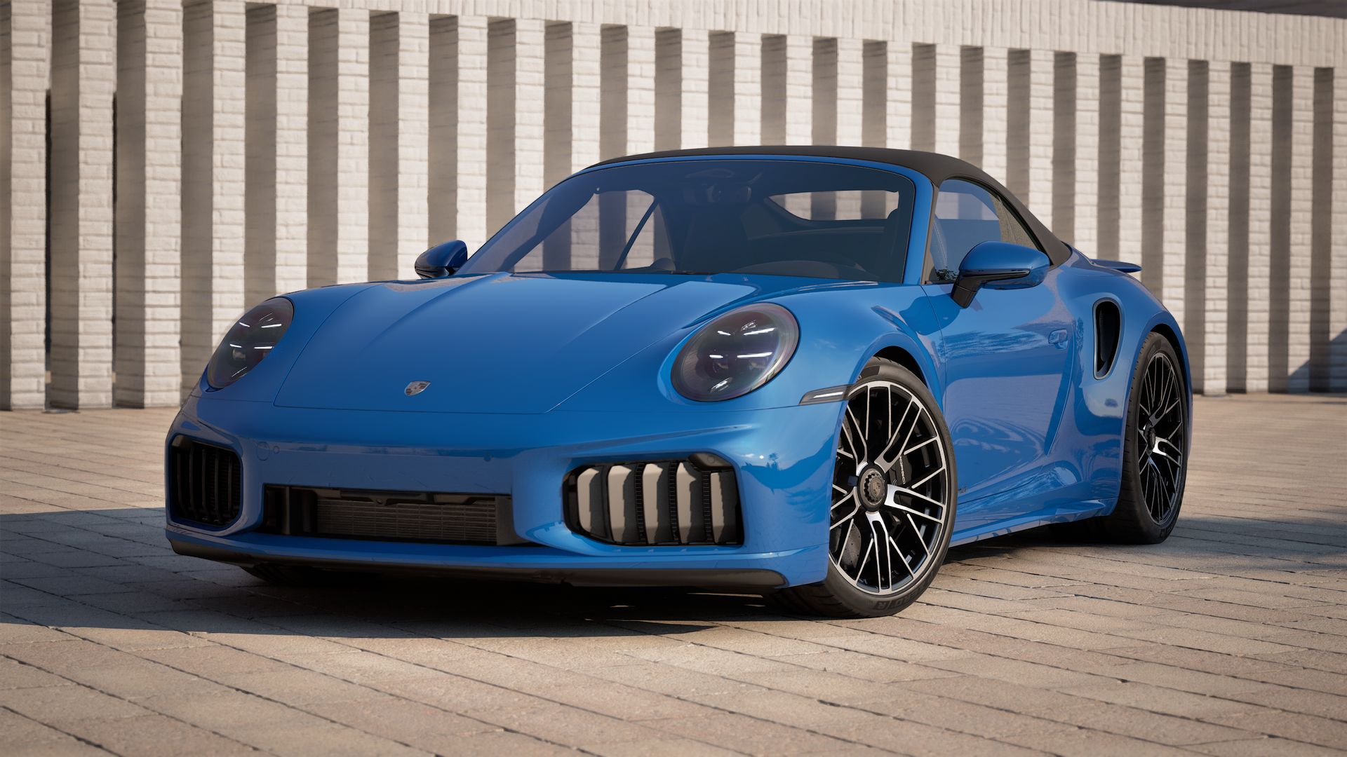 Lugano Blue with Basalt Black Club Leather