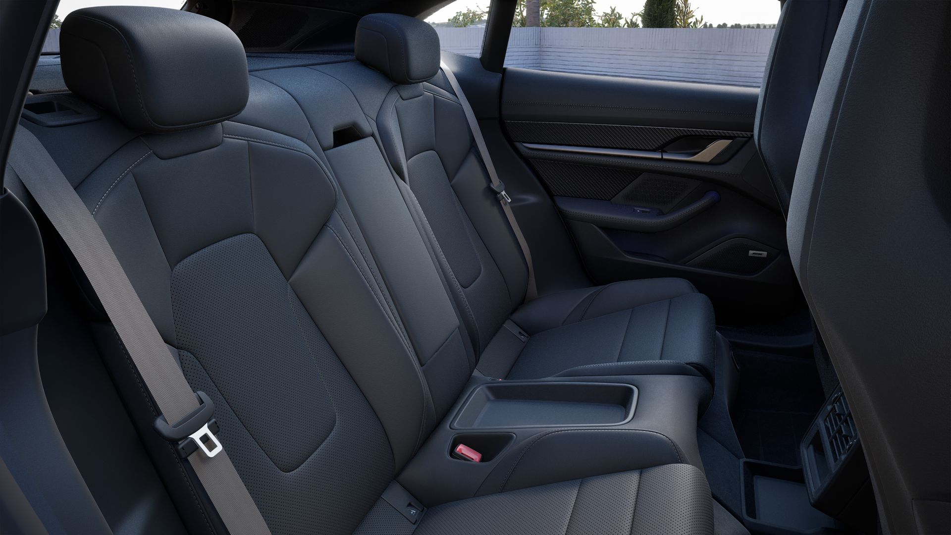 Interior view of Taycan Turbo S Cross Turismo