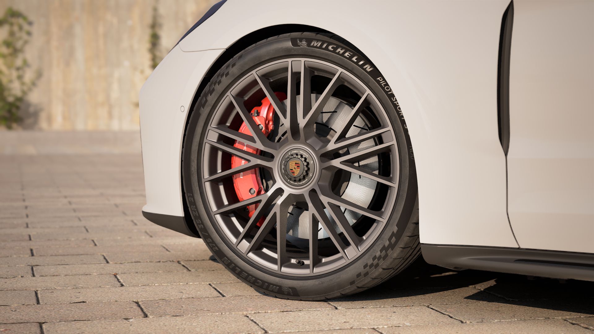Exterior view of Panamera GTS