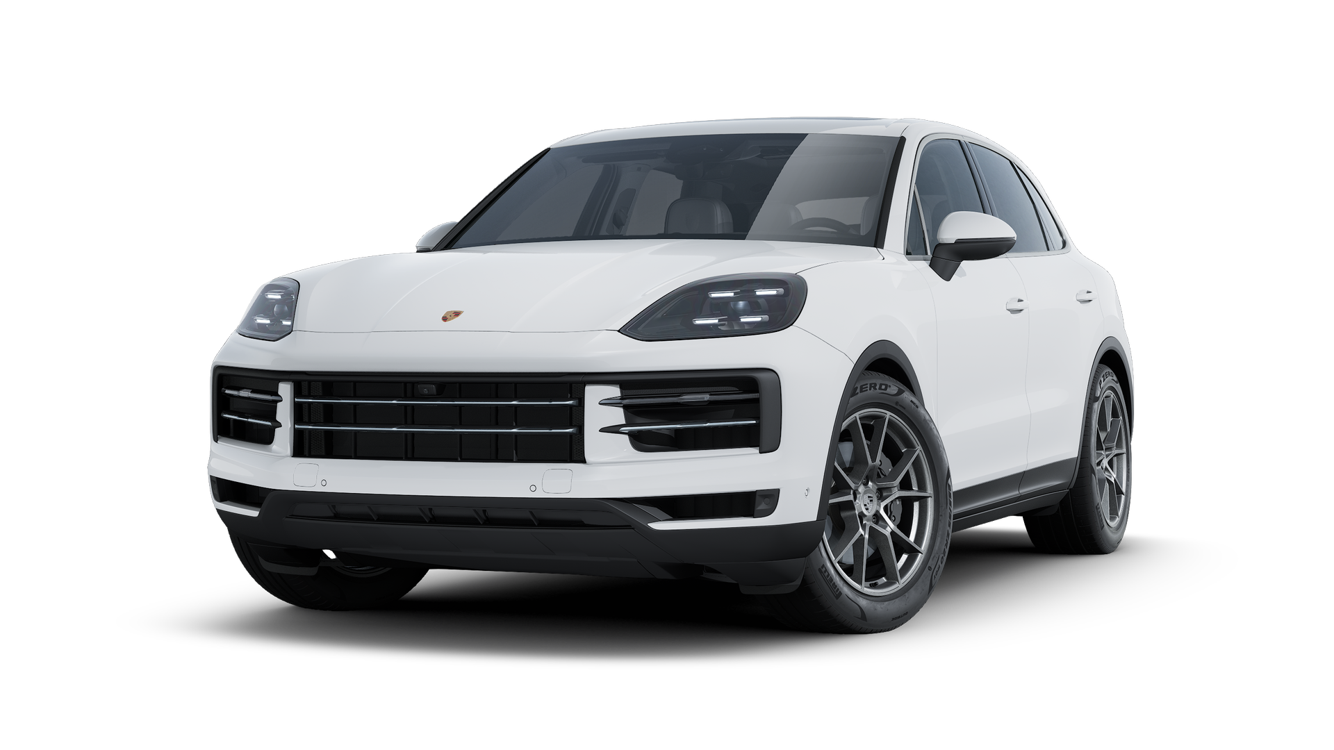 Внешний вид Cayenne с изображением передней и левой части автомобиля