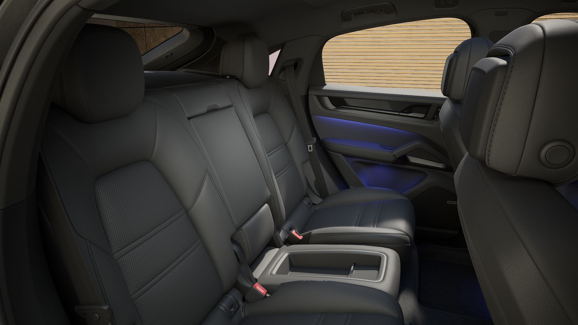 Interior view of Cayenne E-Hybrid Coupé Black Edition