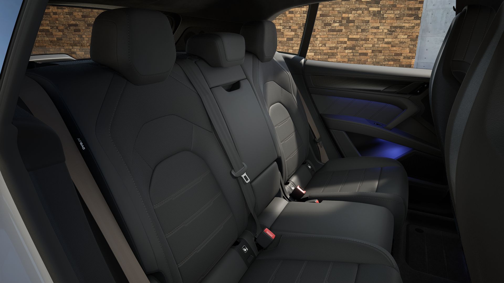 Interior view of Cayenne Turbo Electric