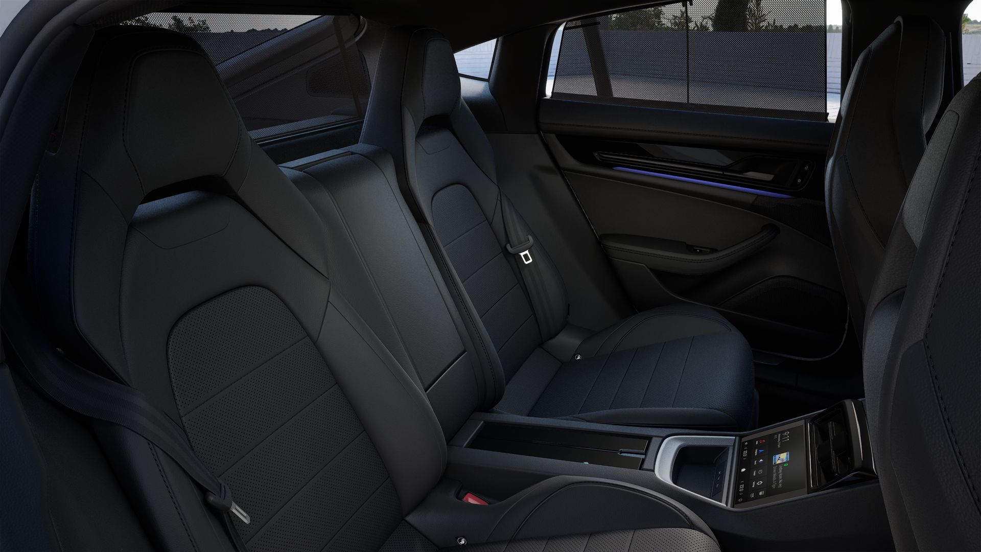 Interior view of Panamera 4 E-Hybrid