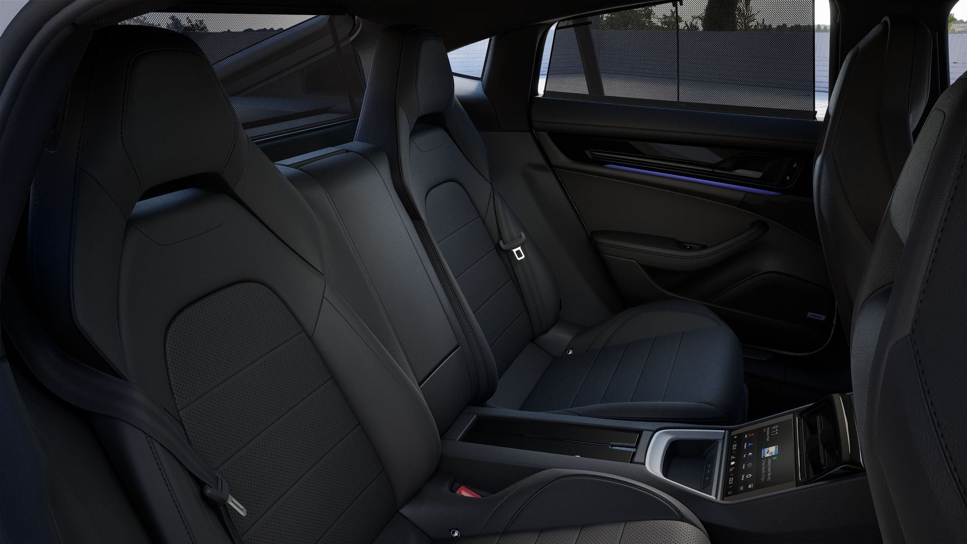 Interior view of Panamera 4S E-Hybrid