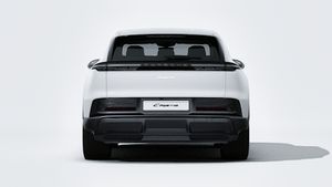 Cayenne Electric -ի արտաքին տեսքը հետևից