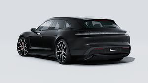 Taycan 4S Sport Turismo Black Edition -ի արտաքին տեսքը. ավտոմեքենայի հետնամաս և ձախ կողմ