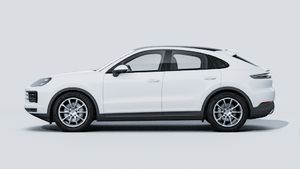 Die Außenansicht von Cayenne Coupé zeigt die linke Seite des Fahrzeugs