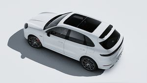 Exterior view of Cayenne S E-Hybrid Black Edition seen from above