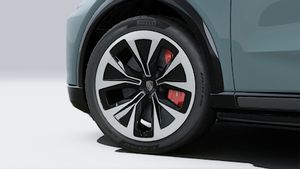 Exterior view of Cayenne Turbo Coupé Electric