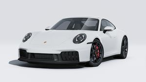 Avtomobilin ön və sol tərəflərini göstərən 911 Carrera GTS modelinin xarici görünüşü