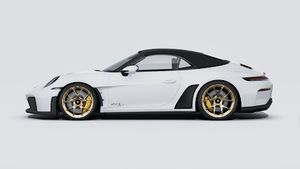 Avtomobilin sol tərəfini göstərən 911 GT3 S/C modelinin xarici görünüşü