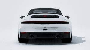 Spoljašnji pogled na 911 Carrera T Cabriolet koji prikazuje stražnji dio automobila
