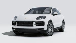 Spoljašnji pogled na Cayenne Coupé koji prikazuje prednju i lijevu stranu automobila