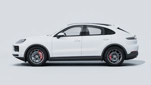 Spoljašnji pogled na Cayenne S Coupé koji prikazuje lijevu stranu automobila