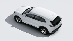 Spoljašnji pogled na Cayenne Electric gledano odozgo