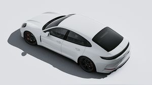 Spoljašnji pogled na Panamera GTS gledano odozgo