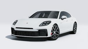 Spoljašnji pogled na Panamera 4S E-Hybrid koji prikazuje prednju i lijevu stranu automobila
