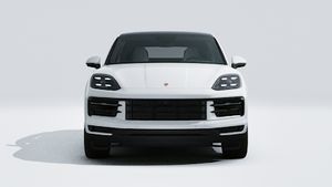 Външен изглед на Cayenne E-Hybrid Coupé , показващ предната част на автомобила