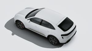 Външен изглед на Macan Turbo , гледан отгоре
