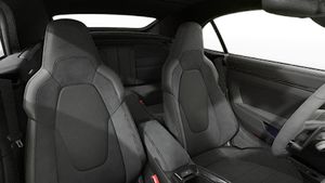 Interior view showing the front seats of 911 Carrera 4 GTS Cabriolet