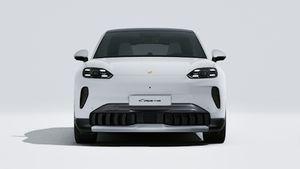 Exterior view of Cayenne S Coupé Electric showing the front of the car