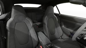 Interior view showing the front seats of 911 Carrera GTS Cabriolet