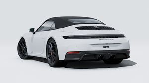 Exterior view of 911 Carrera GTS Cabriolet showing the back and left side of the car