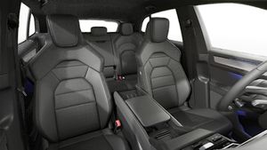 Interior view showing the front seats of Cayenne S Electric