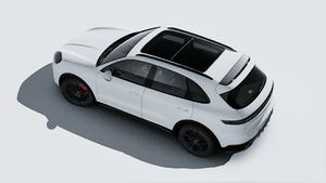 Vista exterior do sítio Cayenne GTS (2026) visto de cima